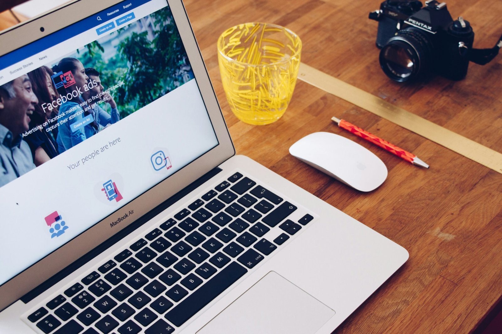 Paid Media vs SEO in 2025: Navigating the Digital Marketing Landscape 1 MacBook Air on table